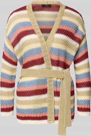 Max Mara Loose Fit Cardigan aus reinem Leinen Modell BONITO in Rot, Gr&ouml;&szlig;e L