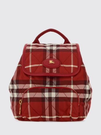 Burberry Zaino Horseshoe in nylon check con logo EKD Burberry