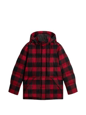 Woolrich Check Moon Checkered Puffer Parka