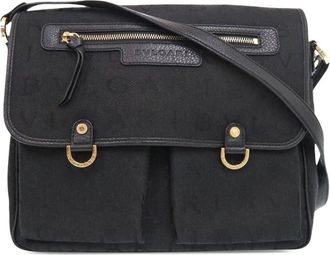 Bulgari Pre-owned Bvlgari Logomania Canvas Messenger Bag Unisex VOCLJS6UOM830PZC