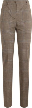 Moschino Dames, Broeken, Bruin, Maat: XS Wol