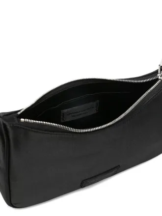 Emporio Armani Beaded Chain Strap Shoulder Bag - Black