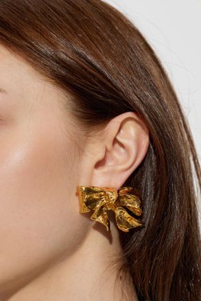 Moschino Brass Clips, Womens, Gold