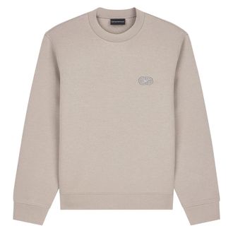 Emporio Armani Sudadera de Doble Punto - Sweatshirts & Hoodies - Hombre - Beige - 2XL