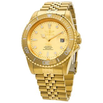 Invicta Pro Diver Automatic Champagne Dial Mens Watch 30096