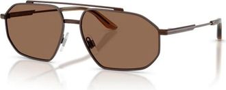 Dolce & Gabbana Dg 2328 Zonnebrillen - Heren - Zonnebrillen - Bruin - 59 MM - Accessoires