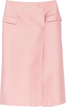 Stine Goya Button-fastening Pencil Midi Skirt