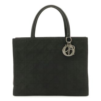Dior Black Nylon Handbag Tote Bag (Pre-Owned)