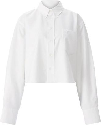 Ami Boxy Fit Shirt - Dames - Overhemden - Wit - XS - Katoen - Overhemden