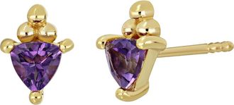 Bony Levy 14K Gold BLC Semiprecious Stone Stud Earrings in 14Ky at Nordstrom Rack