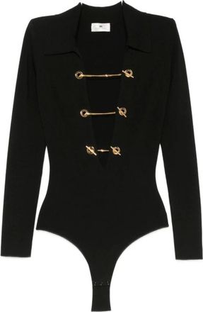 Elisabetta Franchi Top - female - Elisabetta Franchi - Full-Body - Black - L - Tops