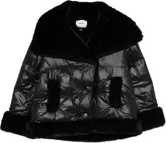 Max & Moi Pelliccia sintetica Dassi - Nero