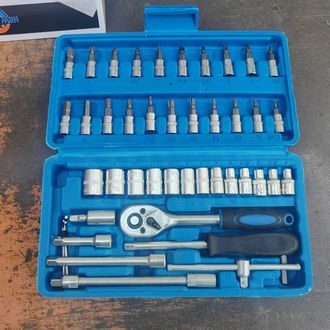 OEM Estuche De Herramientas, Kit De Herramientas, Juego De Llaves De Vaso, 46 Piezas