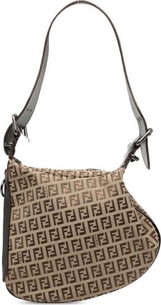 Fendi Pre-owned Fendi Zucchino Oyster Shoulder Bag Ladies 620MTWAVGEA53R8V