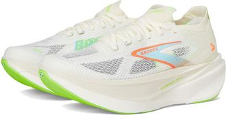 Brooks Hyperion Max 3 Womens Running Shoes Coconut/Green Gecko/Pink Clay : 11.5 B - Medium, Textile