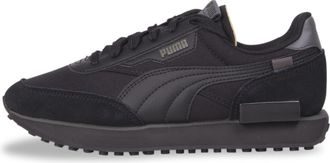 Puma Unisex Future Rider Play On Sneakers Black Size UK 9.5