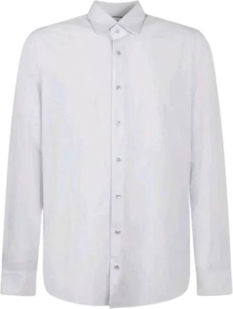 Michael Kors Performance Slim Overhemd - Heren - Casual Overhemden - Wit - 4XL - Polyester - Overhemden