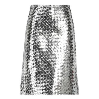 Bottega Veneta Dames, Rokken, Grijs, Maat: XS