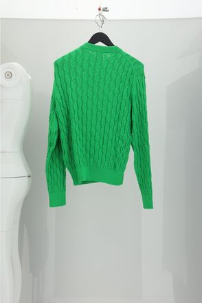 Dior Mens Knit Sweater Cotton Green