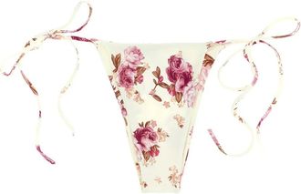 Magda Butrym Bikinibroek met bloemenprint - Beige