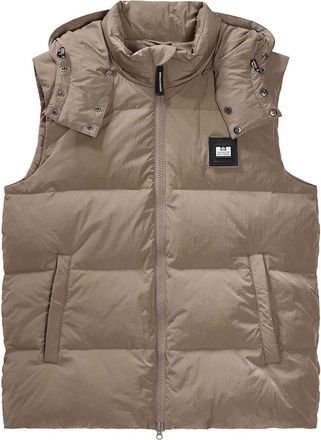 Weekend Offender Heren Gordini donzen gilet (Bruin)