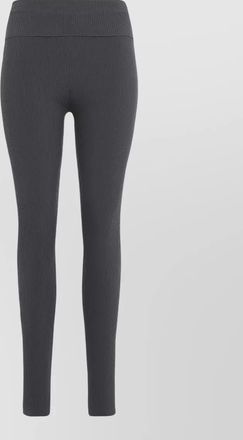 Live The Process high waist ribbed stretch leggings