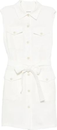 P.A.R.O.S.H. SM Blink Jurk - Dames - Shirt Kleedjes - Wit - S - Kleedjes