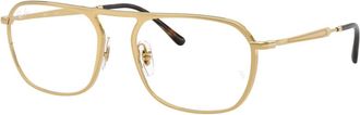 Ray-Ban Optisch Montuur - unisex - Brillen - Geel - 55 MM - Accessoires