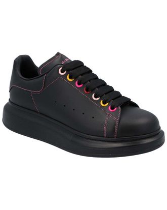 Alexander McQueen Alexander Mcqueen Womens Calfskin Leather Oversized Sneaker (Authentic Pre- Loved)
