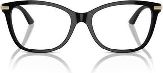 Jimmy Choo London 52mm Pillow Optical Glasses in Black/demo Lens at Nordstrom