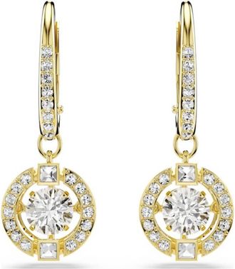 Swarovski Una Angelic 18k Gold Plated Drop Earrings