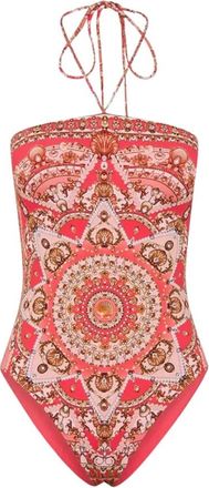 Camilla Shell Games Halterneck Badpak - Dames - Badpakken - Roze - XS - Badmode