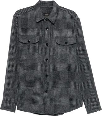Brioni Hombre, Camisas, Gris, Talla: M