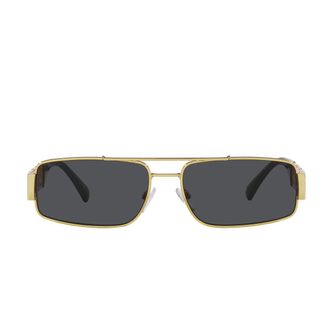 Versace Sunglasses Ve2257 100287 Gold/Dark Gray Unisex