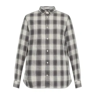AllSaints Casual Shirts, male, Gray, Size: 2XL Kelby Ramskull Check Shirt