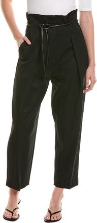 3.1 Phillip Lim Wool Origami Pleat Pant & Belt