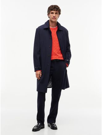 Tommy Hilfiger Mens New York Label 3-in-1 Performance Coat - Navy Blue - XL