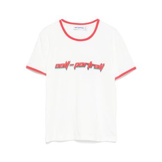 Self Portrait T Shirt Bianco-Donna