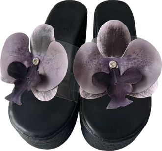 Generic White Shoes Womens Pumps Womens Beach Slippers with Thick Sole Hollow Leisure Slippers Thick Sole Shoes Sandals Womens Shoes 42, black, 2/2.5 UK