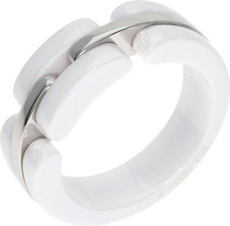 Chanel gold (18K) Ceramic Band Ring (Pre-Owned)
