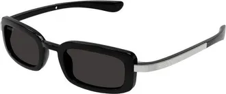 Gucci Unisex Sunglasses Black Plastic Eyewear