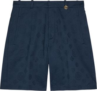 Casablanca Casablanca Monogram Cotton Shorts - Navy - XL