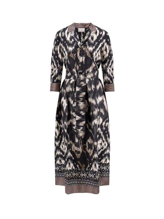 Pierre-Louis Mascia Silk Long Dress-Donna