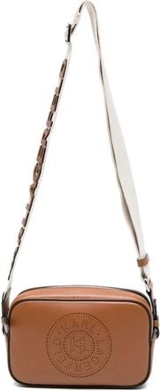 Karl Lagerfeld Tassen, Dames, Bruin, ONE Size, Leer, K/Circle Crossbody Bag