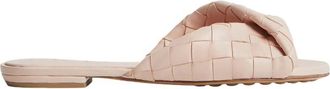 Bottega Veneta Pink Leather Sandals