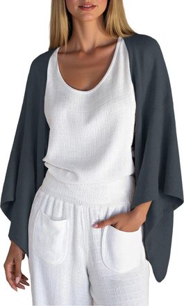 Generic Womens Cardigans Autumn Lightweight Bolero Waterfall Linen Cardigans Summer 3/4 Sleeve Beach Cover Up Casual Open Front Kimonos Blouse Tops Shrug Coat