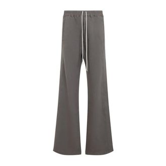 Rick Owens Pantaloni Wide Pusher - - Trousers - Uomo - Grigio - L