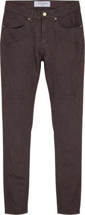 Jeckerson John Slim Jeans - Heren - Slim Fit Jeans - Bruin - W30 - Katoen - Jeans