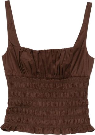 Reformation Top Jeanette - Marrone