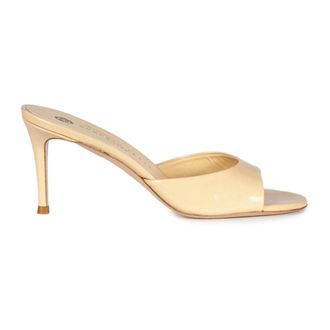 Roberto Festa Milano Heeled Mules, female, Beige, Size: 9 US Boa Sandals